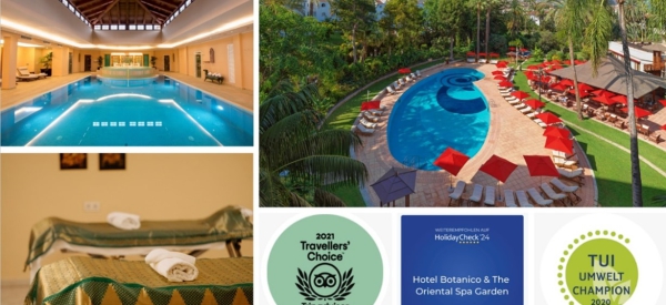 Hotel Botánico &amp; The Oriental Spa Garden:  Preisgekröntes Refugium für World Spa Award nominiert